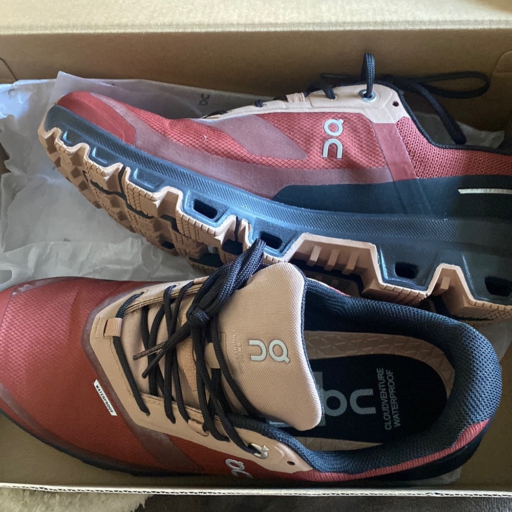 OnCloud cloudventure waterproof sneakers. Perfect for hiking. Brand new with tag